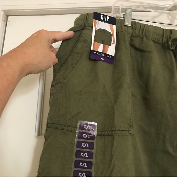 New GAP Pull-on Short *Olive Green* Size XXL NWT - Picture 4 of 10